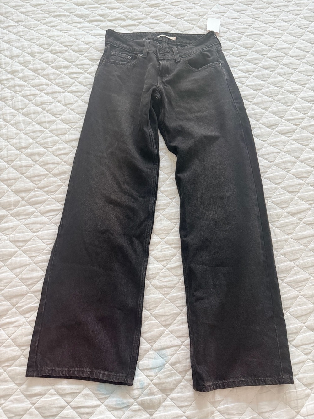 Levi’s Black Wide-Leg Fit Superlow